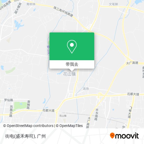 街电(盛禾寿司)地图