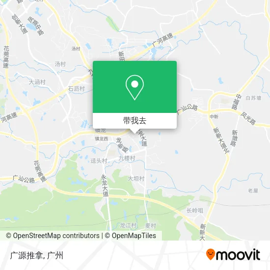 广源推拿地图