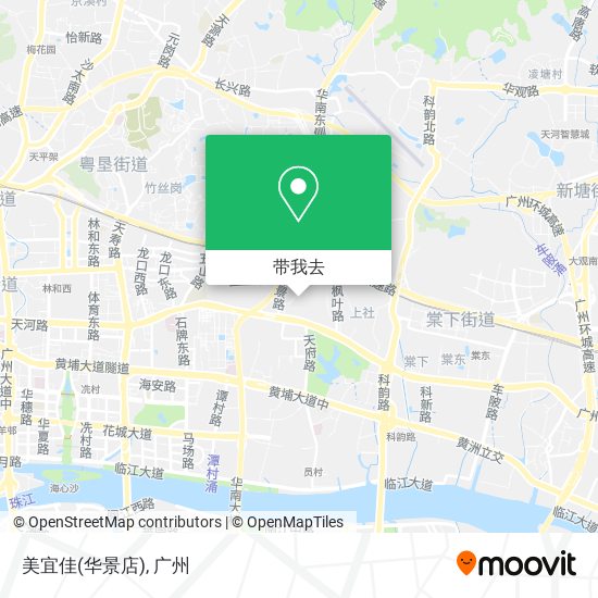 美宜佳(华景店)地图