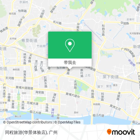 同程旅游(华景体验店)地图