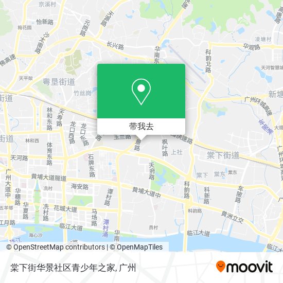 棠下街华景社区青少年之家地图
