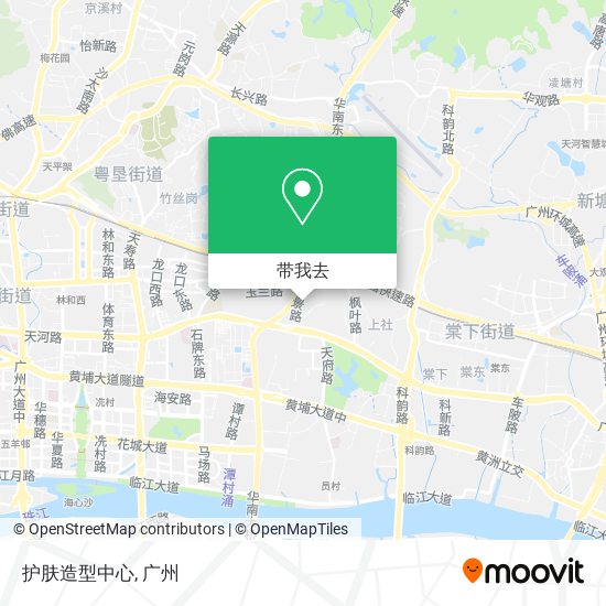 护肤造型中心地图