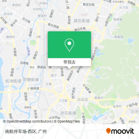 南航停车场-西区地图