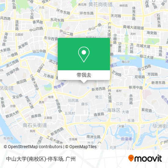 中山大学(南校区)-停车场地图
