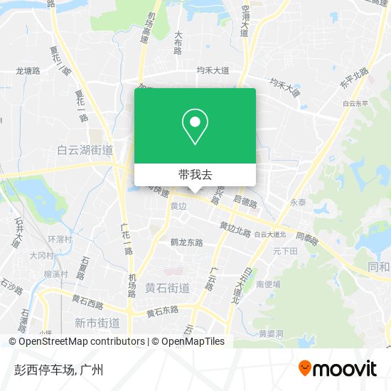 彭西停车场地图