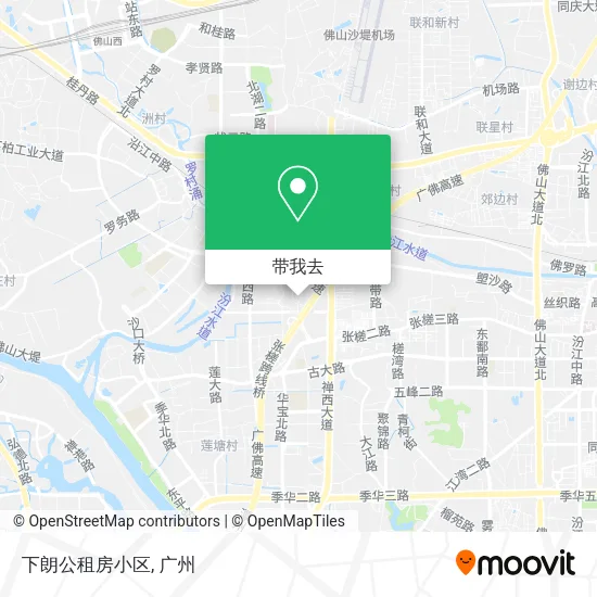 下朗公租房小区地图