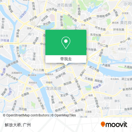 解放大桥地图