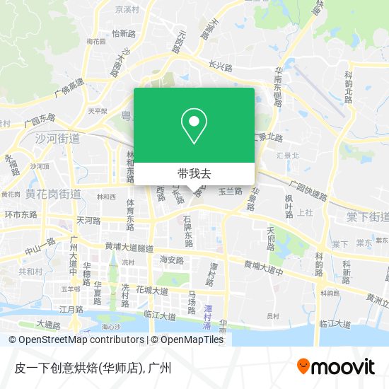 皮一下创意烘焙(华师店)地图