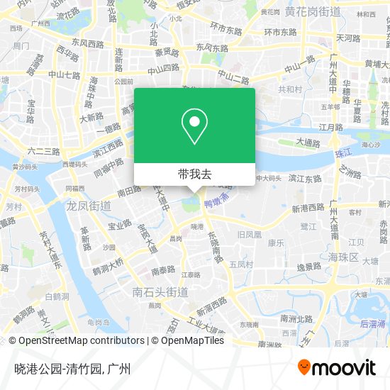 晓港公园-清竹园地图