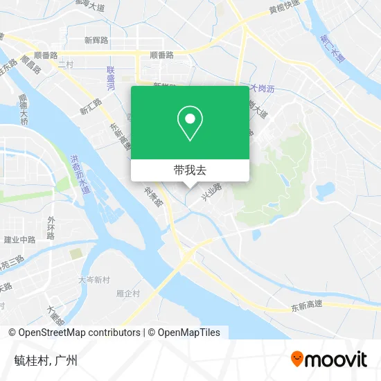 毓桂村地图