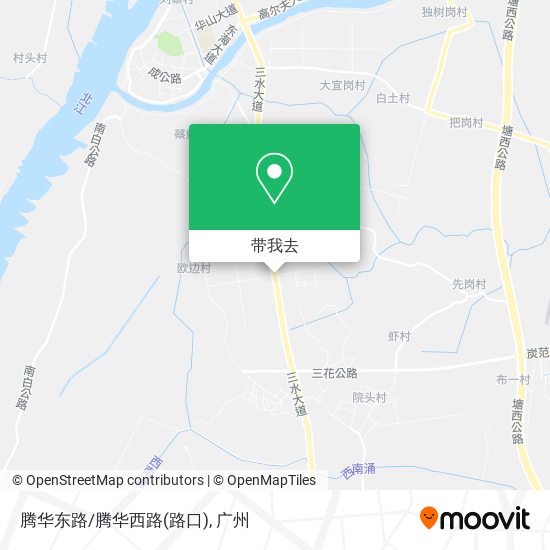 腾华东路/腾华西路(路口)地图