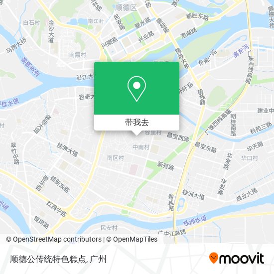 顺德公传统特色糕点地图