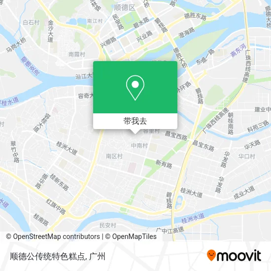 顺德公传统特色糕点地图