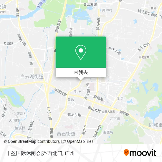 丰盈国际休闲会所-西北门地图