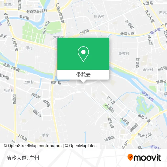 清沙大道地图
