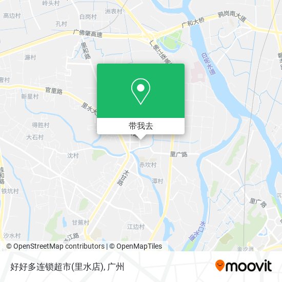 好好多连锁超市(里水店)地图