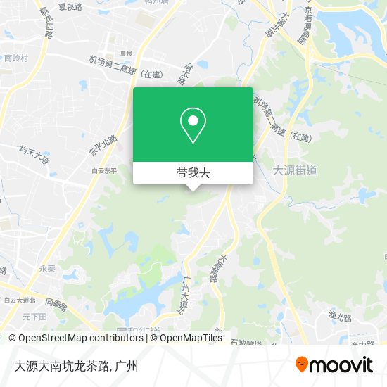 大源大南坑龙茶路地图
