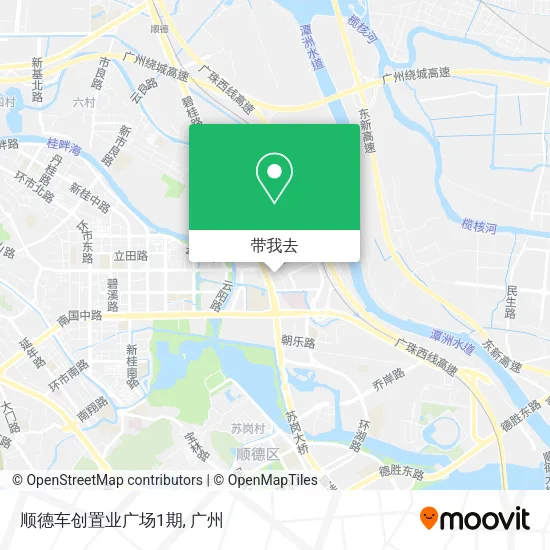 顺德车创置业广场1期地图