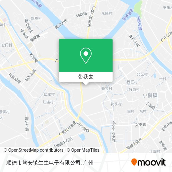 顺德市均安镇生生电子有限公司地图