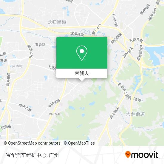 宝华汽车维护中心地图