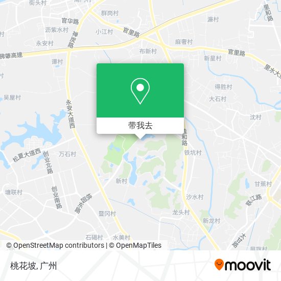 桃花坡地图