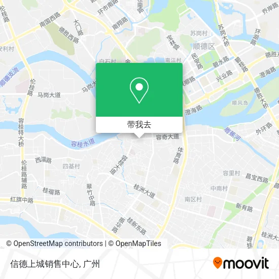 信德上城销售中心地图