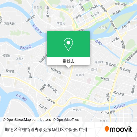 顺德区容桂街道办事处振华社区治保会地图