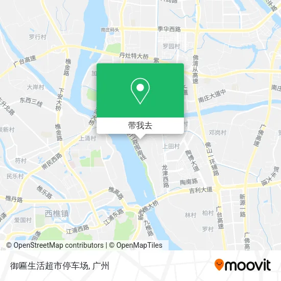 御匾生活超市停车场地图