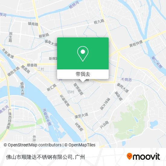 佛山市顺隆达不锈钢有限公司地图