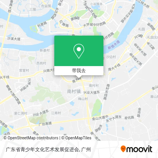 广东省青少年文化艺术发展促进会地图