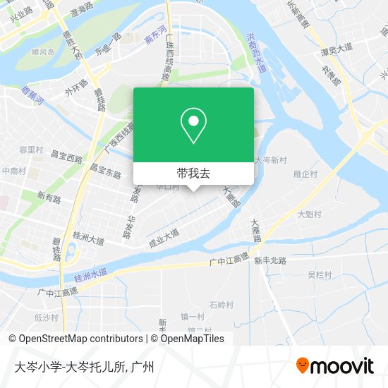 大岑小学-大岑托儿所地图