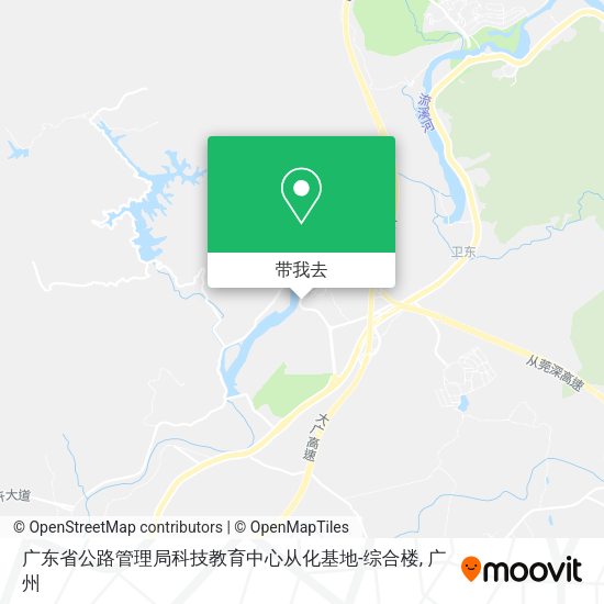 广东省公路管理局科技教育中心从化基地-综合楼地图