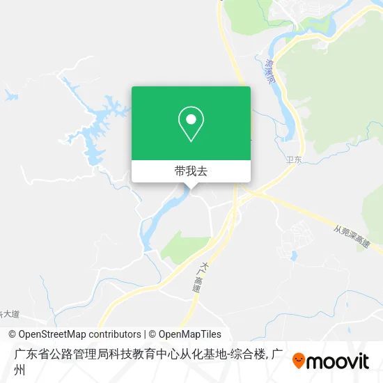 广东省公路管理局科技教育中心从化基地-综合楼地图
