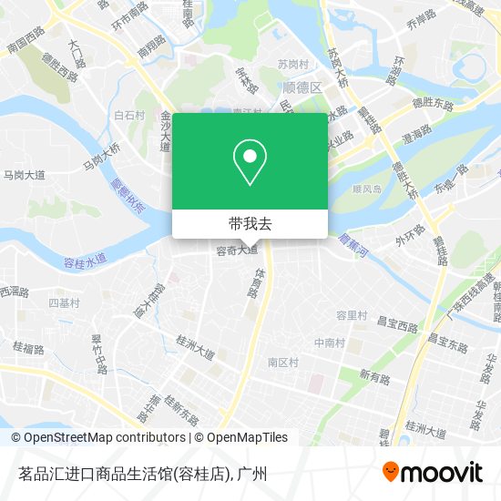 茗品汇进口商品生活馆(容桂店)地图