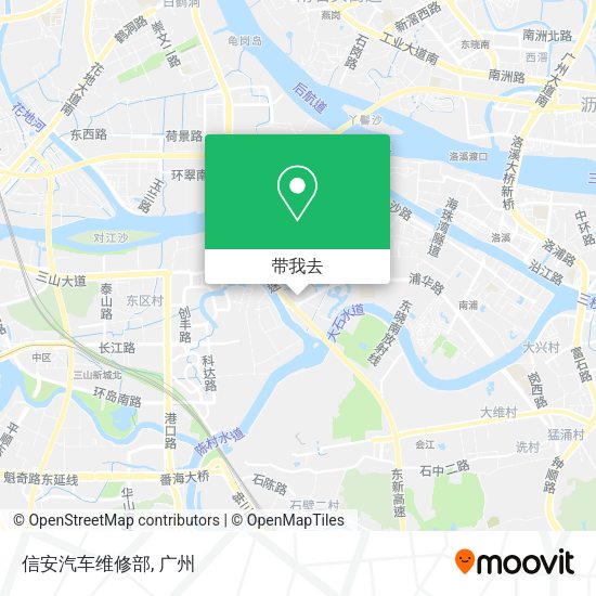 信安汽车维修部地图