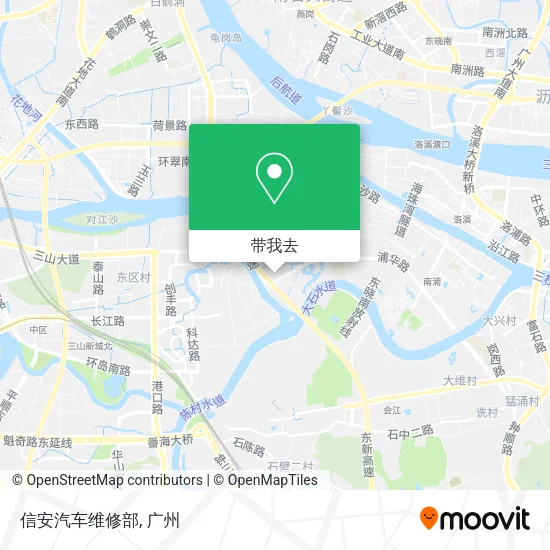 信安汽车维修部地图