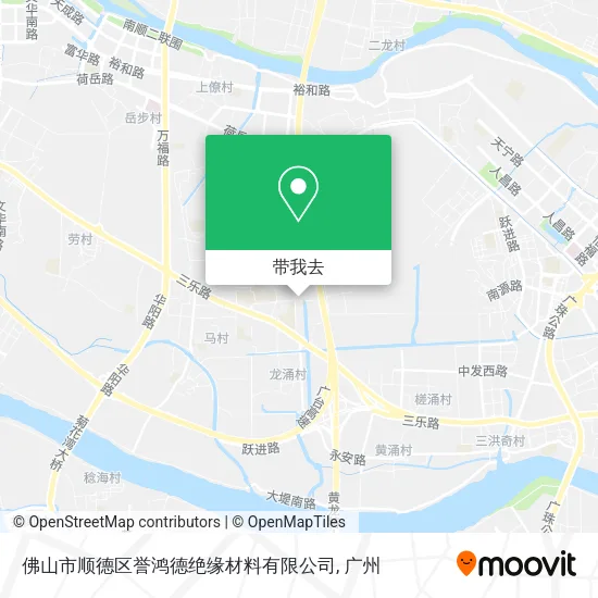 佛山市顺德区誉鸿德绝缘材料有限公司地图