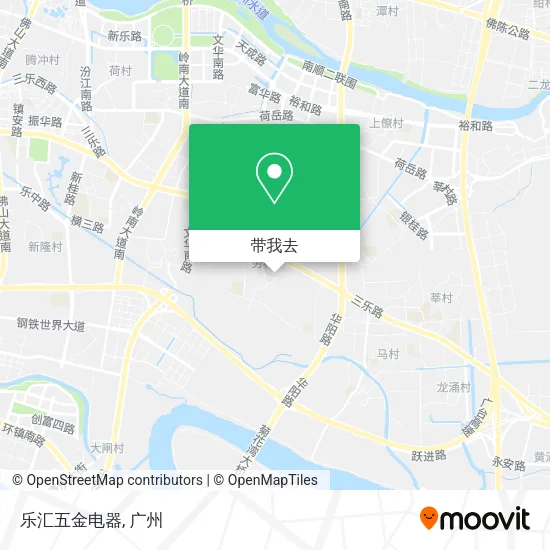 乐汇五金电器地图