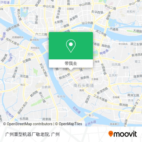 广州重型机器厂敬老院地图