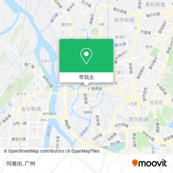 同雅街地图