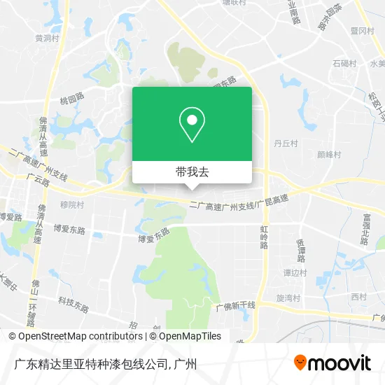 广东精达里亚特种漆包线公司地图