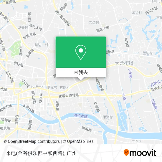 来电(金爵俱乐部中和西路)地图