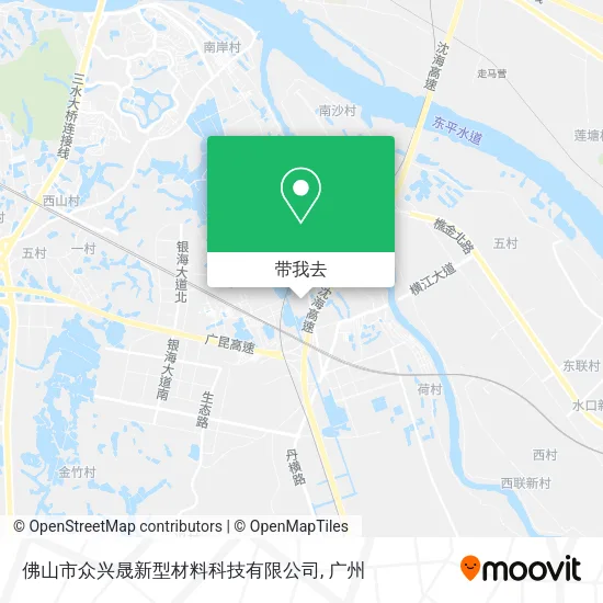 佛山市众兴晟新型材料科技有限公司地图