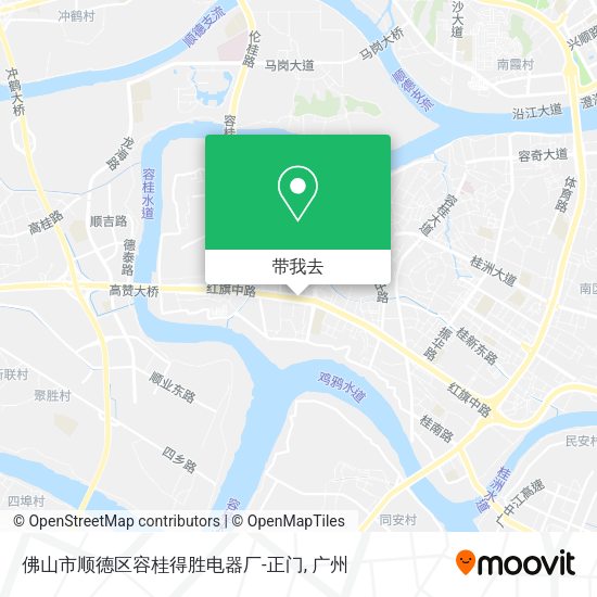 佛山市顺德区容桂得胜电器厂-正门地图