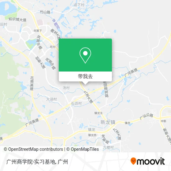 广州商学院-实习基地地图