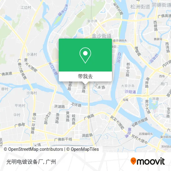 光明电镀设备厂地图