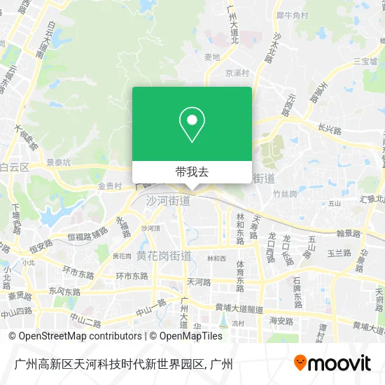 广州高新区天河科技时代新世界园区地图