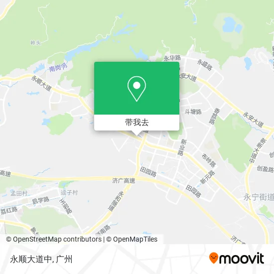 永顺大道中地图