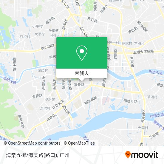 海棠五街/海棠路(路口)地图