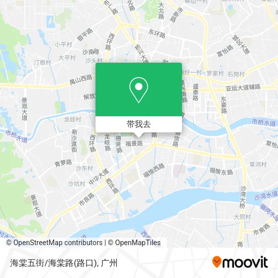 海棠五街/海棠路(路口)地图